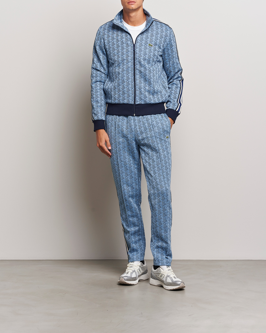 Men | Trousers | Lacoste | Monogram Track Pants Rill/Globe