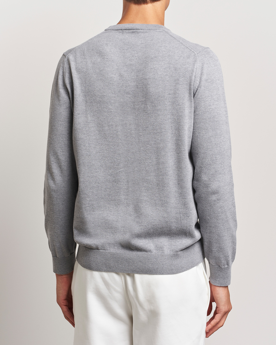 Men | Sweaters & Knitwear | Lacoste | Cotton Knitted Sweater Silver Chine