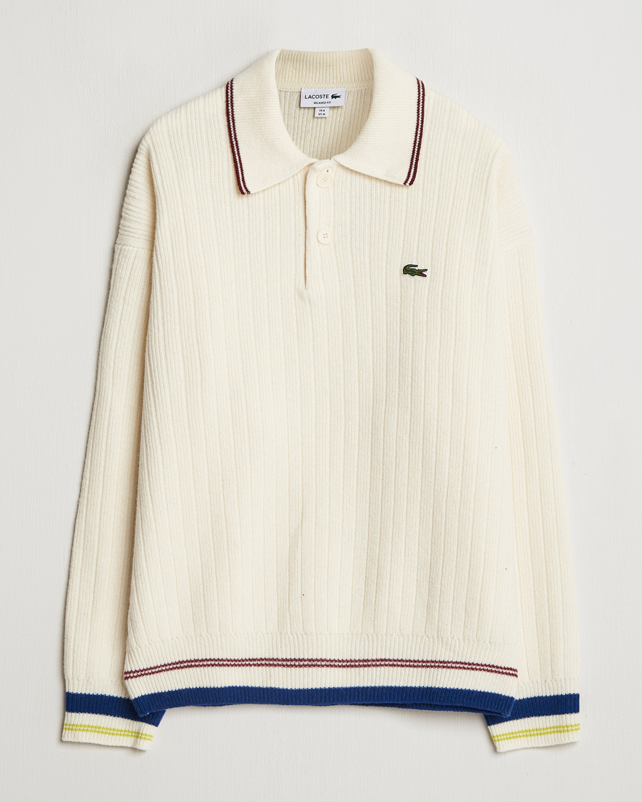 Men | Sweaters & Knitwear | Lacoste | Retro Tennis Wool Polo Lapland