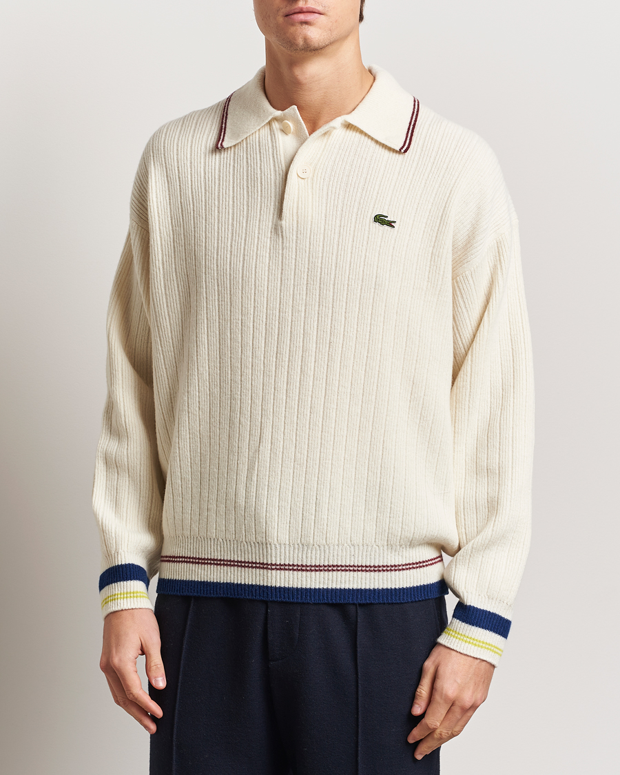 Men | Sweaters & Knitwear | Lacoste | Retro Tennis Wool Polo Lapland
