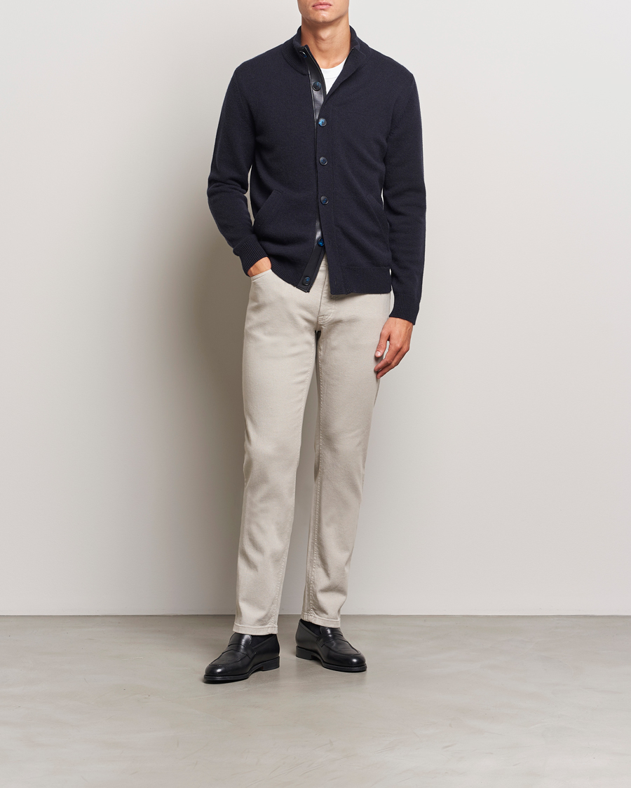 Men | Sweaters & Knitwear | Brioni | Cashmere Cardigan Jacket Navy