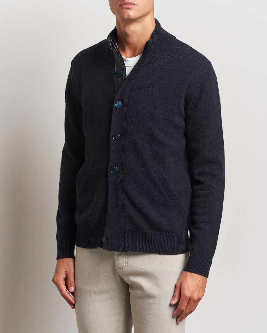 Men | Sweaters & Knitwear | Brioni | Cashmere Cardigan Jacket Navy