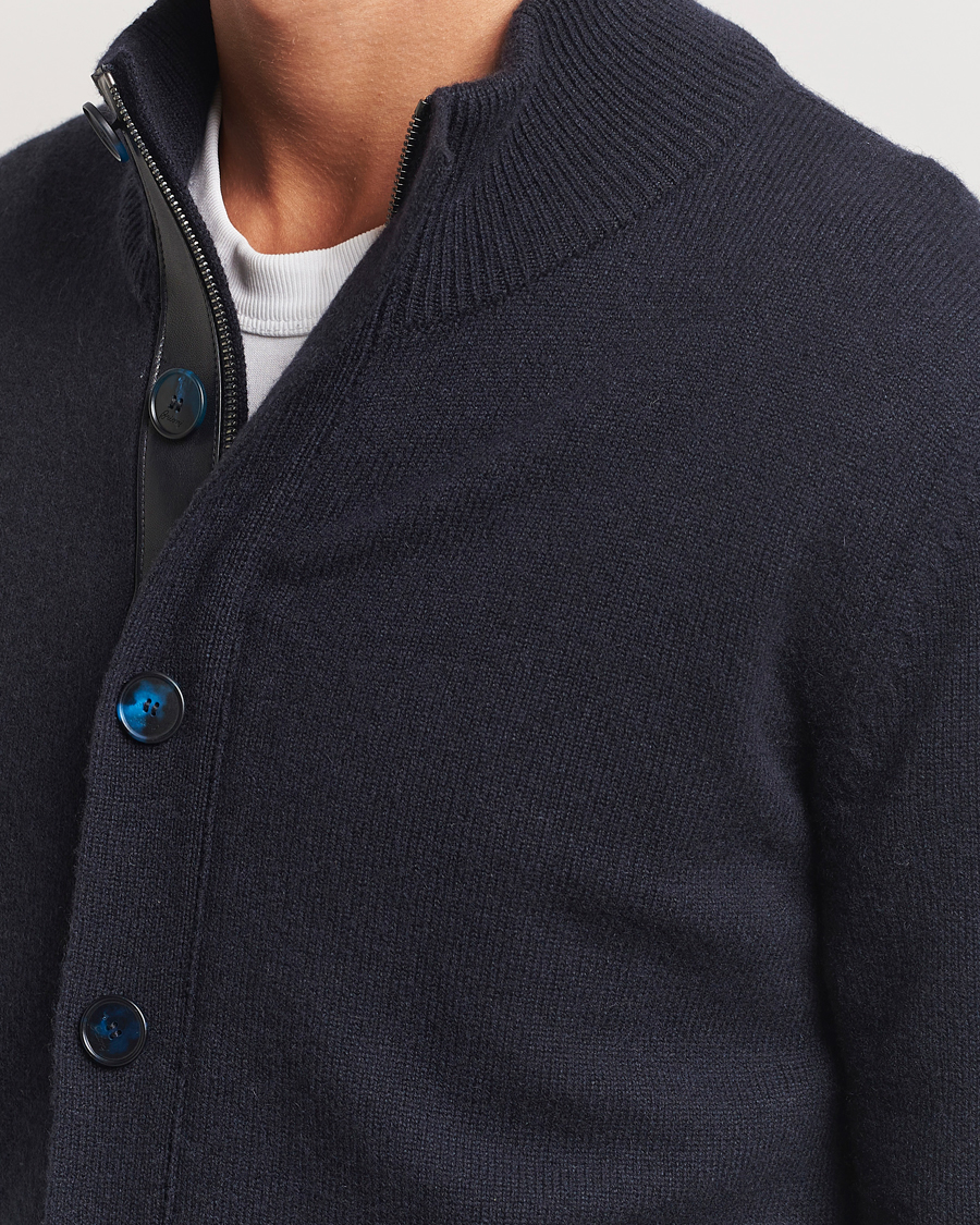 Men | Sweaters & Knitwear | Brioni | Cashmere Cardigan Jacket Navy