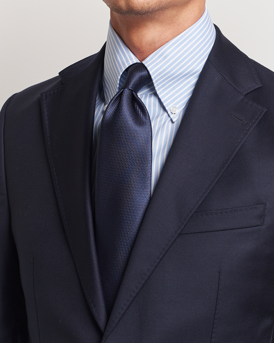 Men | Brioni Jacquard Silk Tie Navy | Brioni | Jacquard Silk Tie Navy