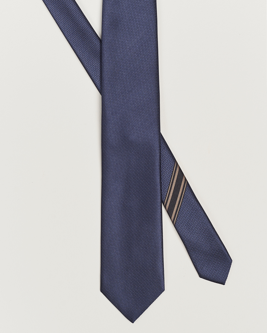 Men | Brioni Jacquard Silk Tie Navy | Brioni | Jacquard Silk Tie Navy