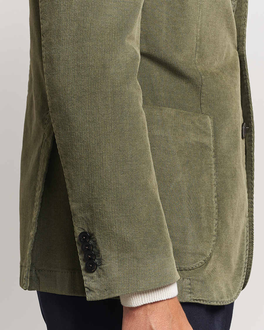 Men | Blazers | Boglioli | K Jacket Corduroy Blazer Dark Green