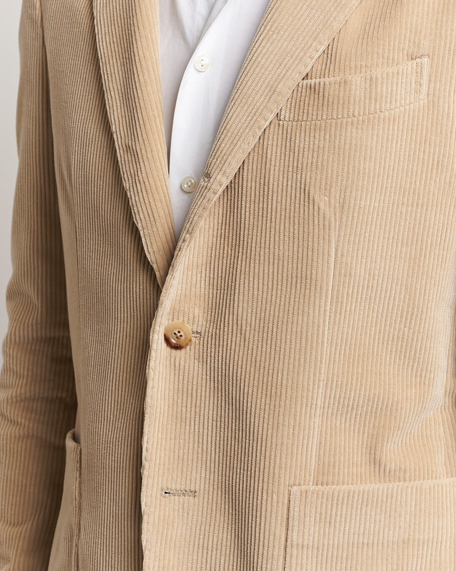 Boglioli K Jacket Wale Corduroy Suit Beige at CareOfCarl.com