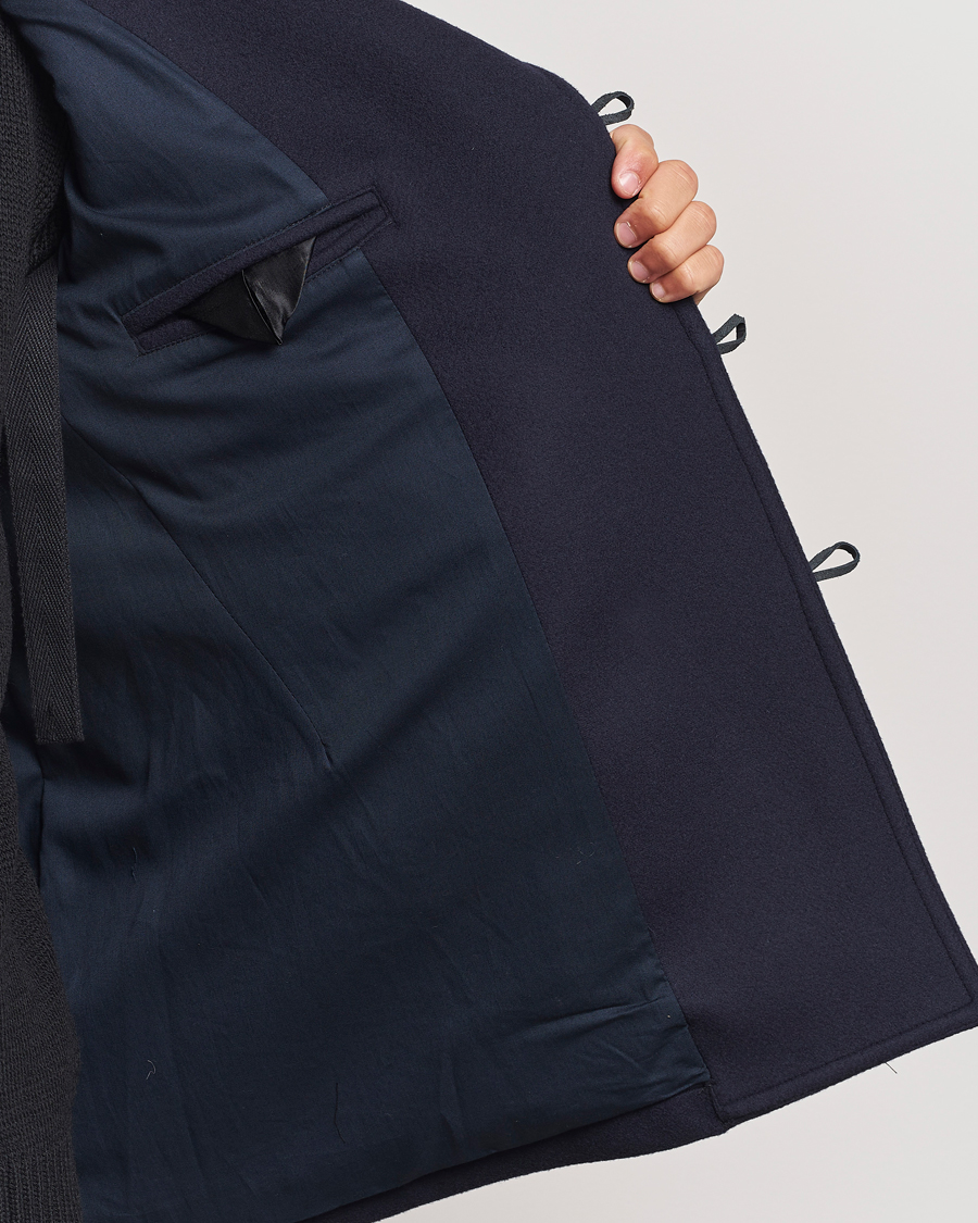 Men | Coats & Jackets | Gloverall | Tennyson Peacoat Navy