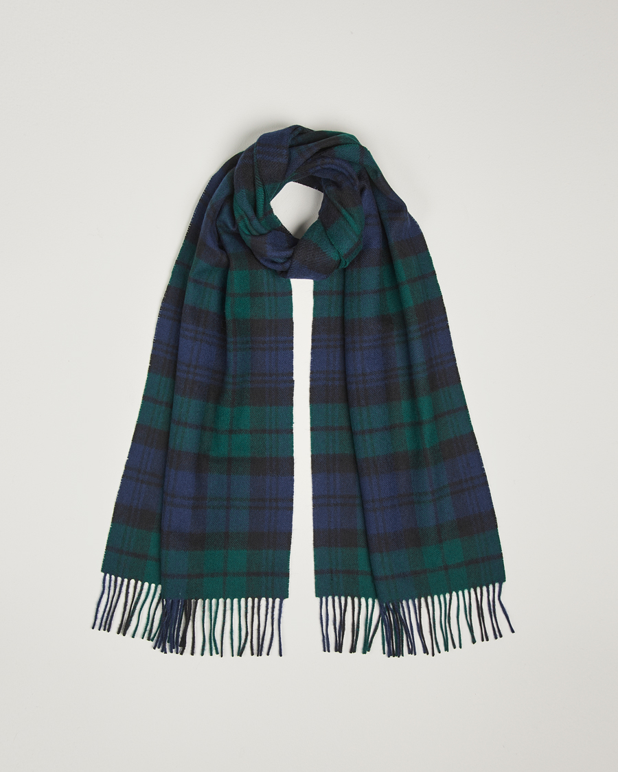Men | Scarves | Gloverall | Lambswool Scarf Blackwatch