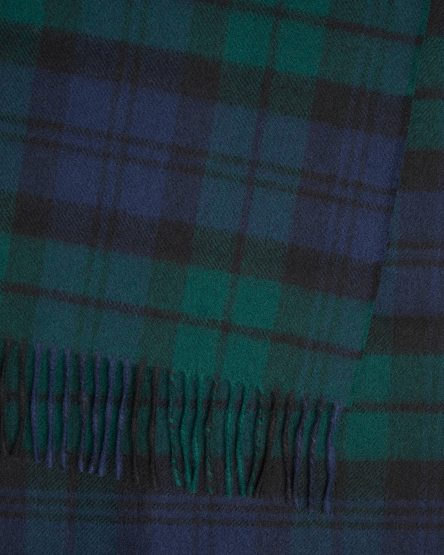 Men | Scarves | Gloverall | Lambswool Scarf Blackwatch