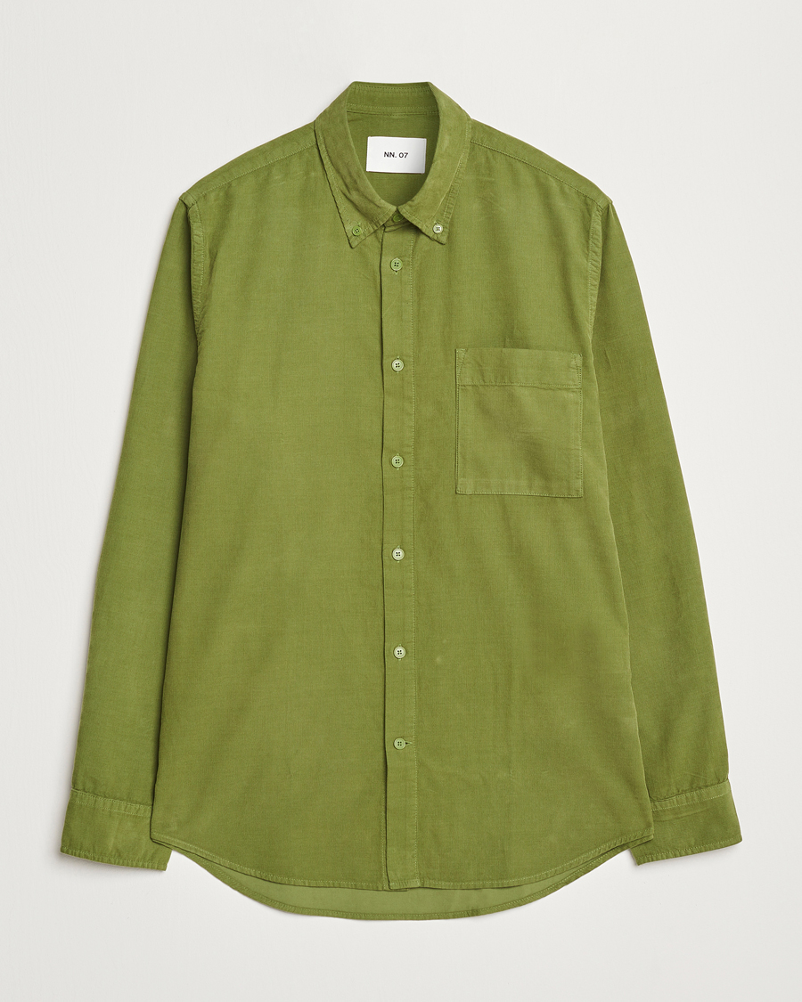NN07 Arne Baby Cord Shirt Cedar Green at CareOfCarl.com