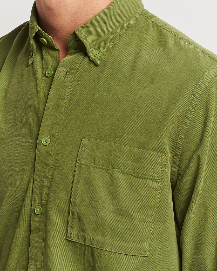 Men | Shirts | NN07 | Arne Baby Cord Shirt Cedar Green