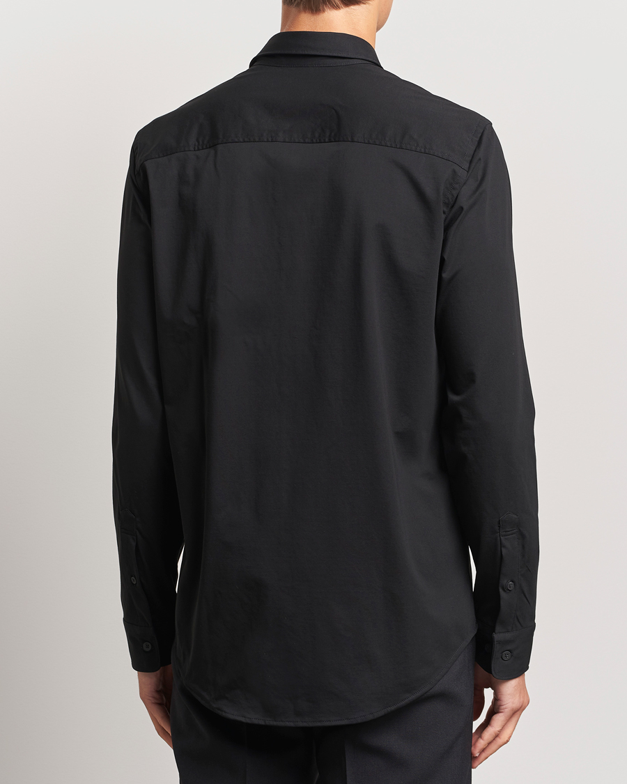Men | Shirts | NN07 | Elian Mercerized Cotton Shirt Black