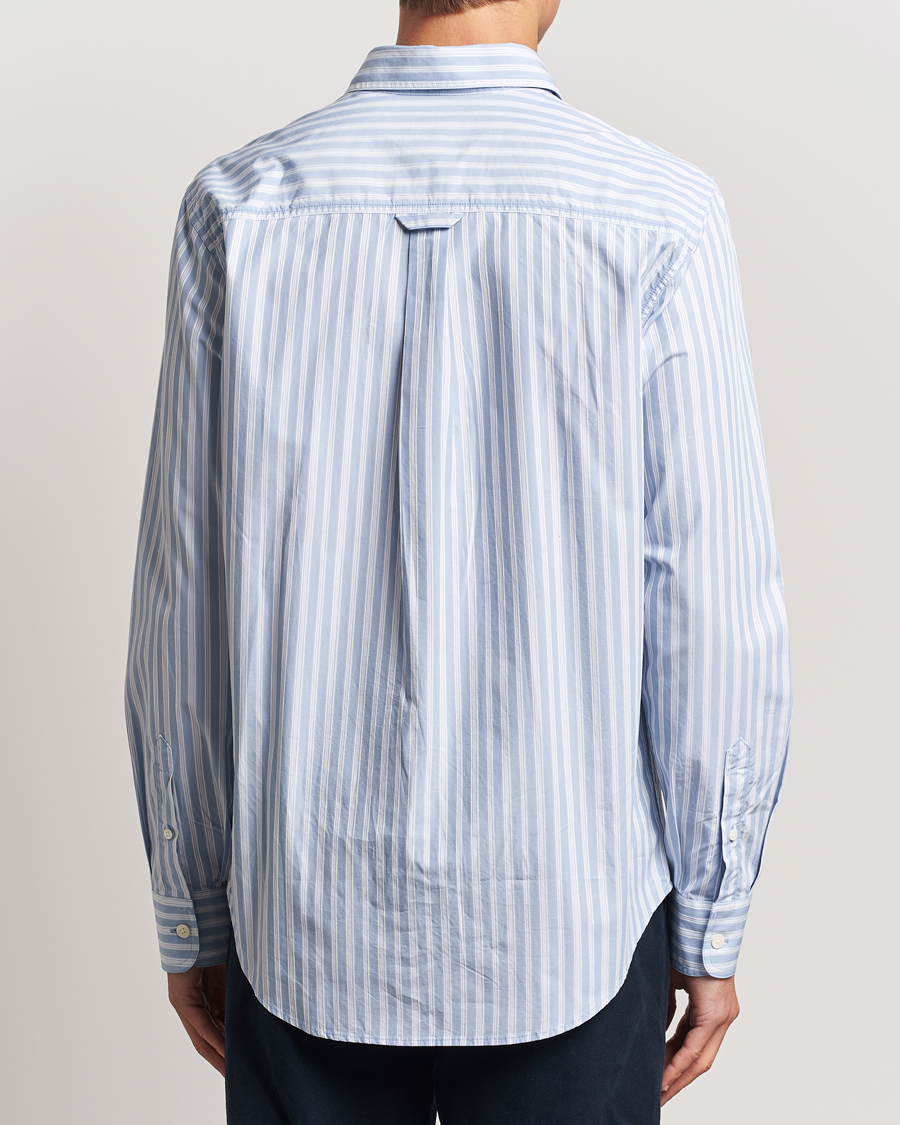 Men | Shirts | NN07 | Colby Poplin Striped Shirt Blue/White