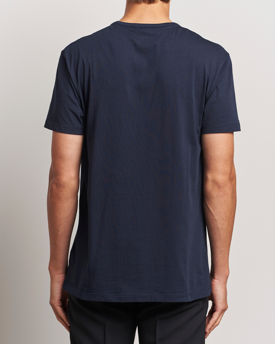 Men | T-Shirts | Paul Smith | Artist Rib Crew Neck T-Shirt Navy