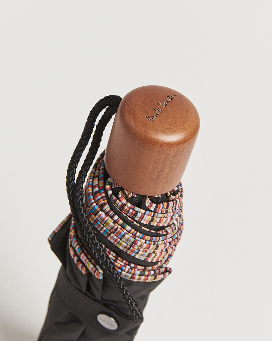 Paul Smith Telescopic Umbrella Black at CareOfCarl.com