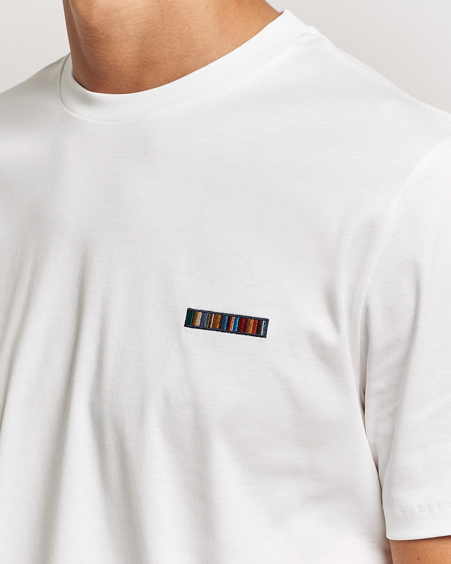 Men | T-Shirts | Paul Smith | Embroidery Crew Neck T-Shirt White