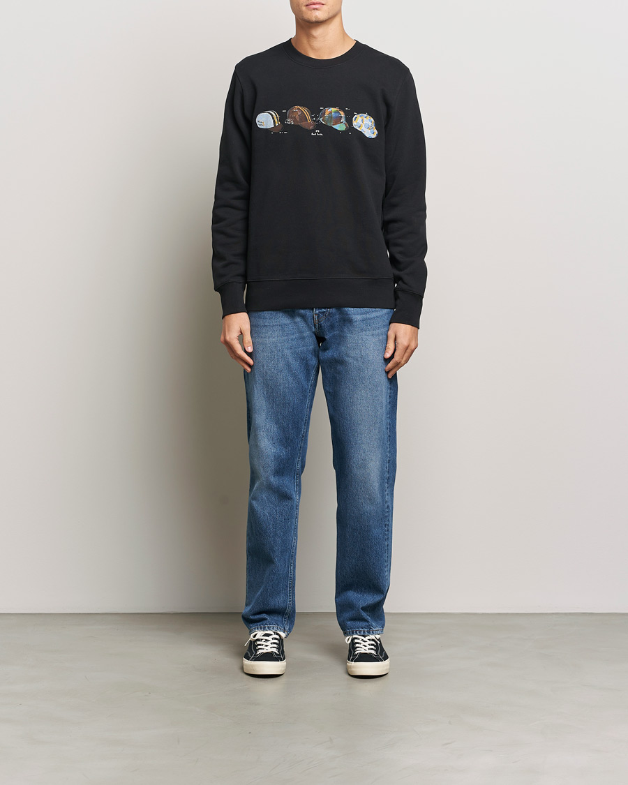 Men | Sweaters & Knitwear | PS Paul Smith | Cycling Caps Crew Neck Sweatshirt Black