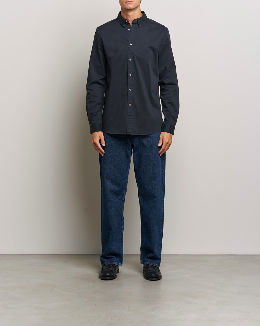 Men | Shirts | PS Paul Smith | Regular Fit Cotton Shirt Navy