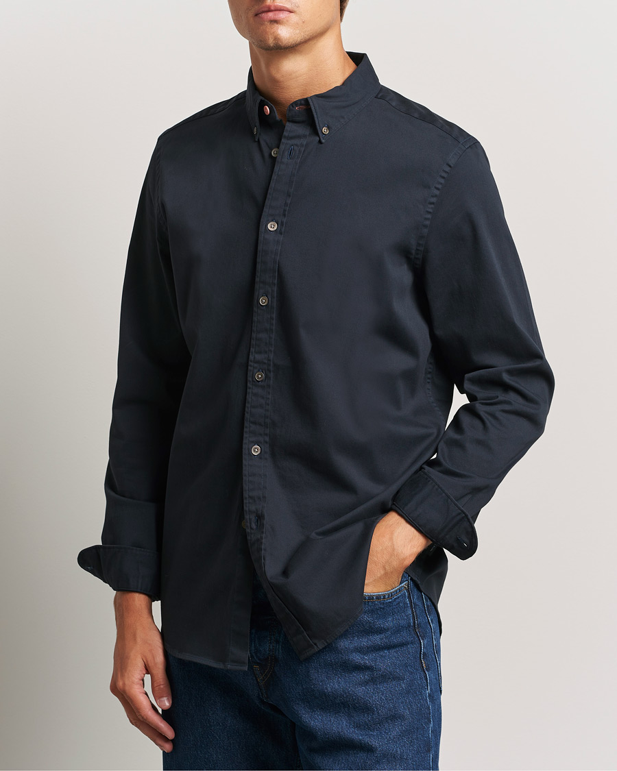 Men | Shirts | PS Paul Smith | Regular Fit Cotton Shirt Navy