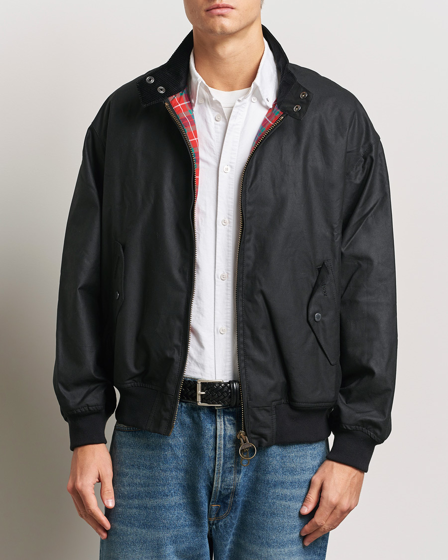 Men | Coats & Jackets | Baracuta | x Barbour Wax Jacket Black