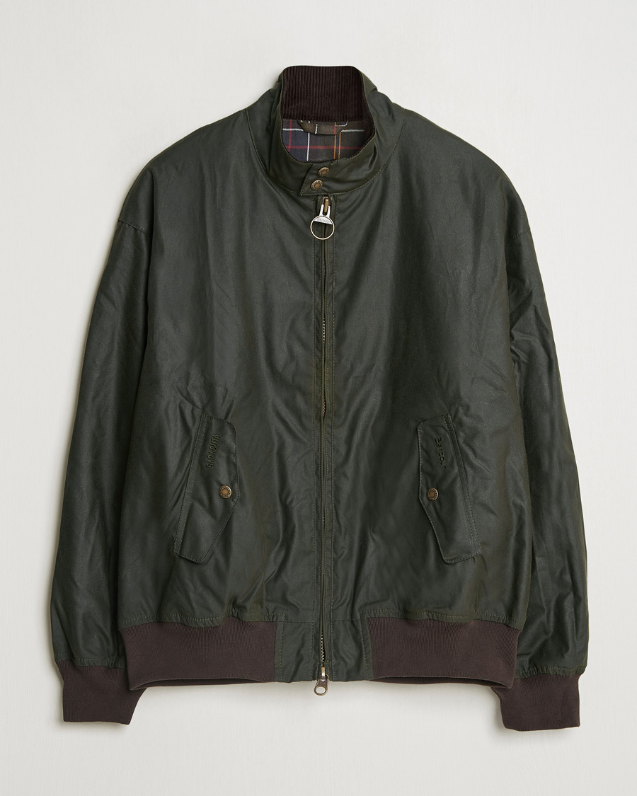 Men | Coats & Jackets | Baracuta | x Barbour Wax Jacket Olive