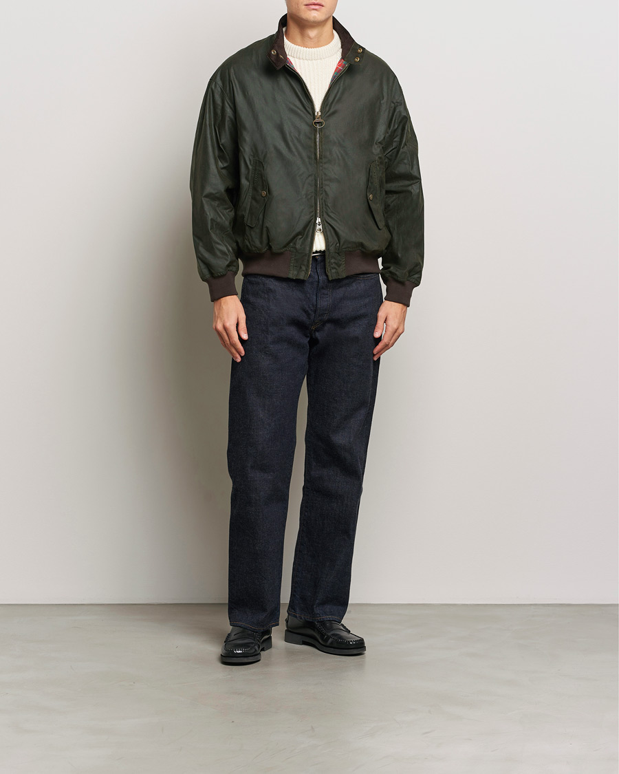 Men | Coats & Jackets | Baracuta | x Barbour Wax Jacket Olive