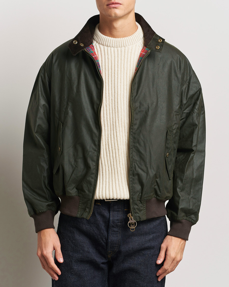 Men | Coats & Jackets | Baracuta | x Barbour Wax Jacket Olive
