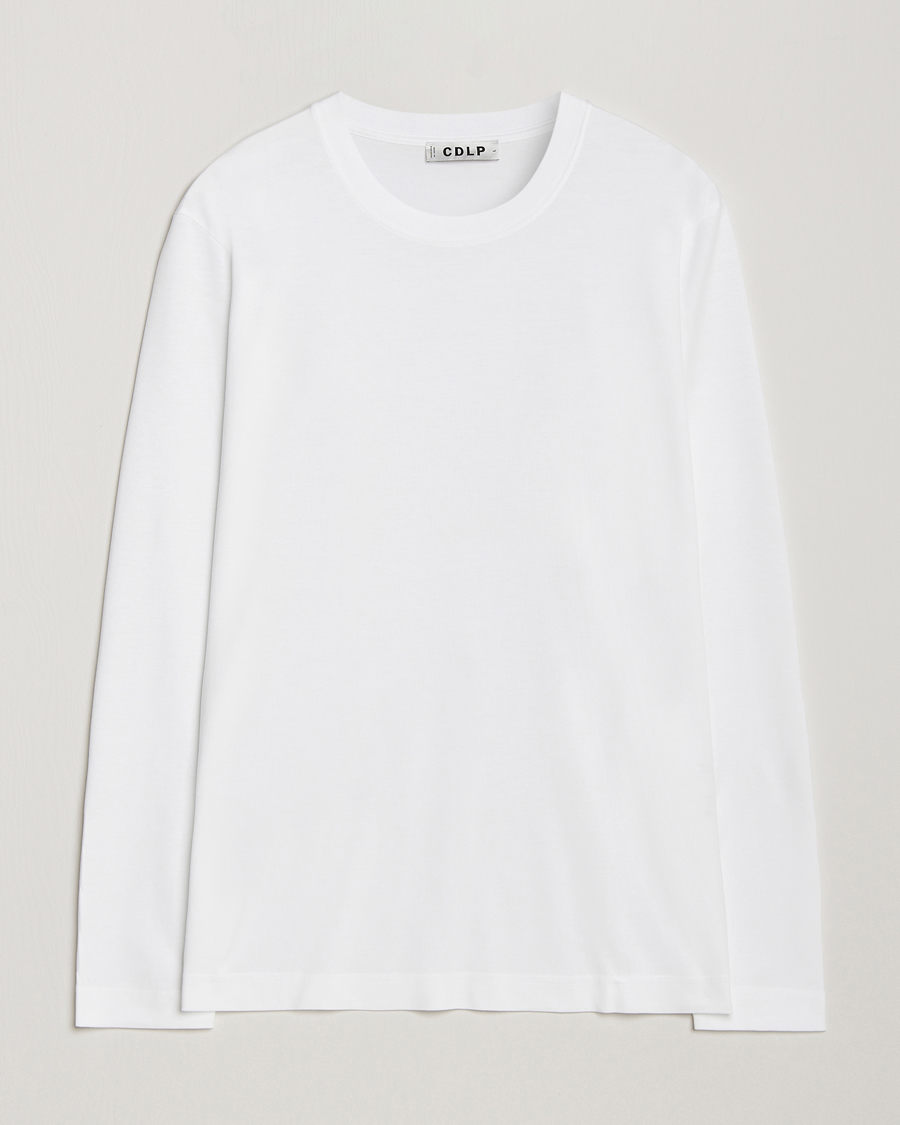 Men | T-Shirts | CDLP | Midweight Long Sleeve T-Shirt White