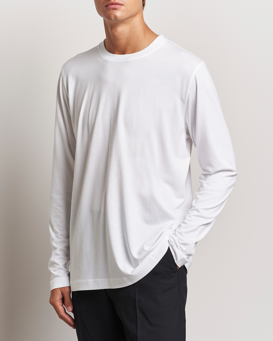Men | T-Shirts | CDLP | Midweight Long Sleeve T-Shirt White