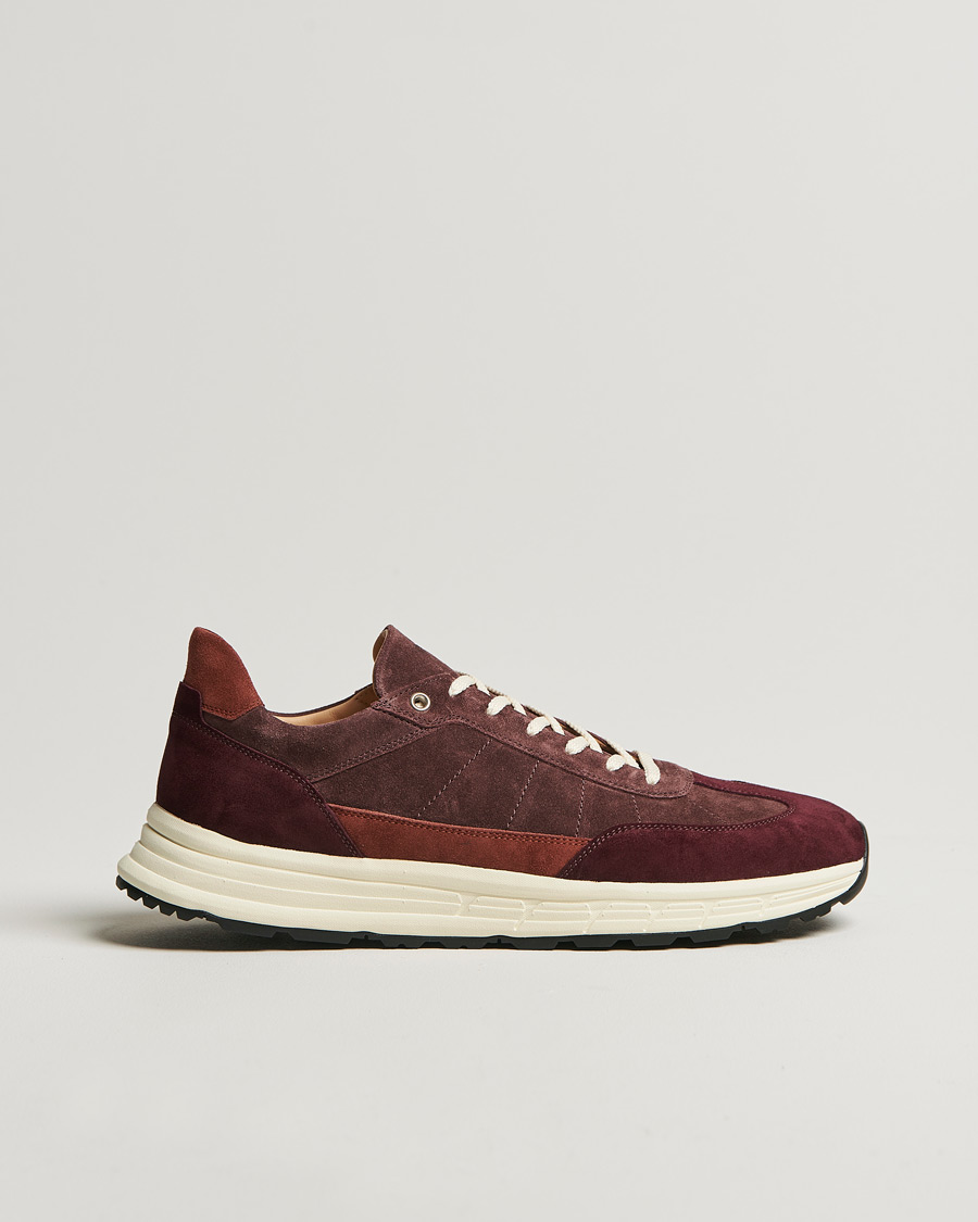 Men | CQP Renna Suede Runner Burgundy | CQP | Renna Suede Runner Burgundy