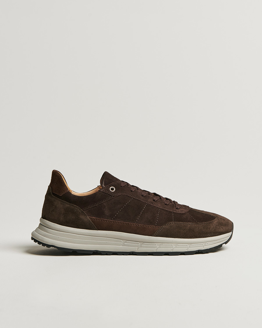 Men | Sneakers | CQP | Renna Suede Runner Dark Brown