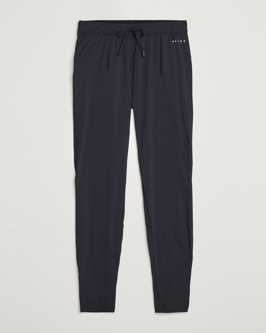 Men | Trousers | Falke Sport | Running Pants Black