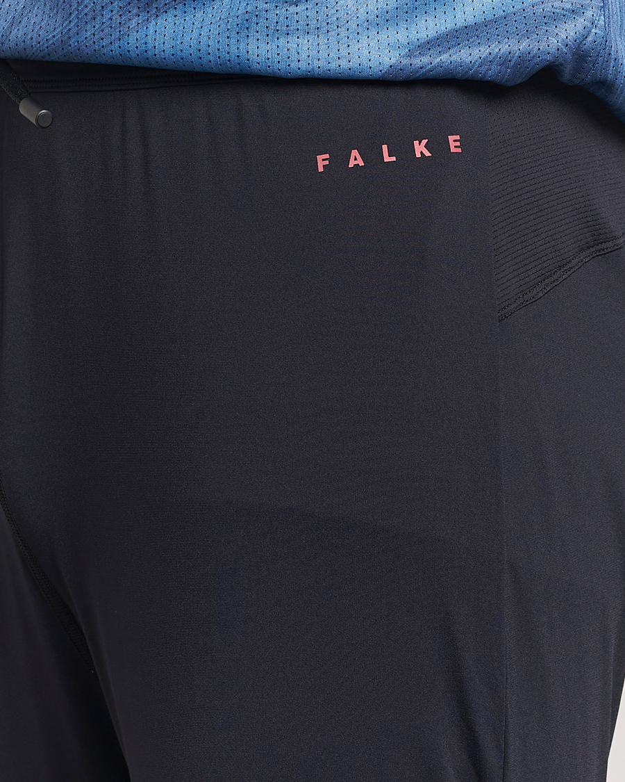 Men | Trousers | Falke Sport | Running Pants Black