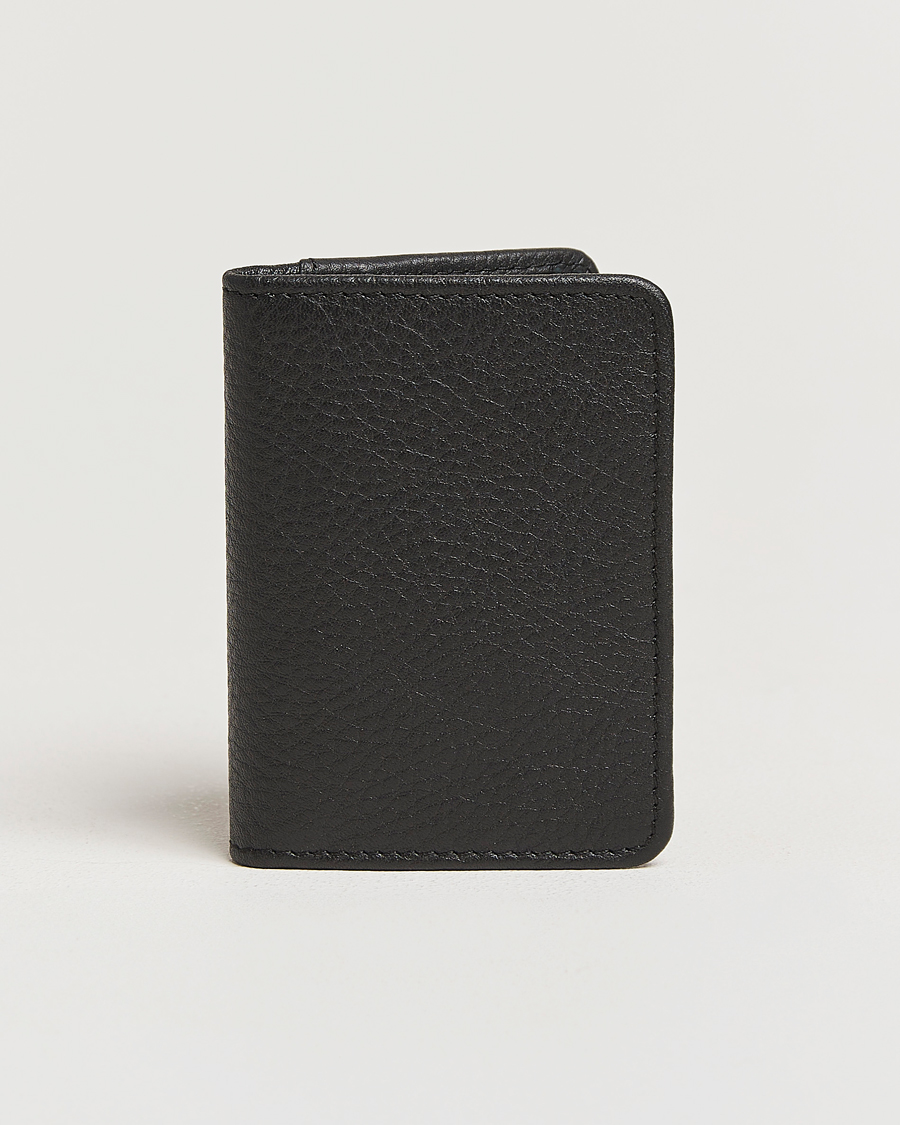 Men | Wallets | Loake Shoemakers | Fenchurch Grained Leather Card Holder Black