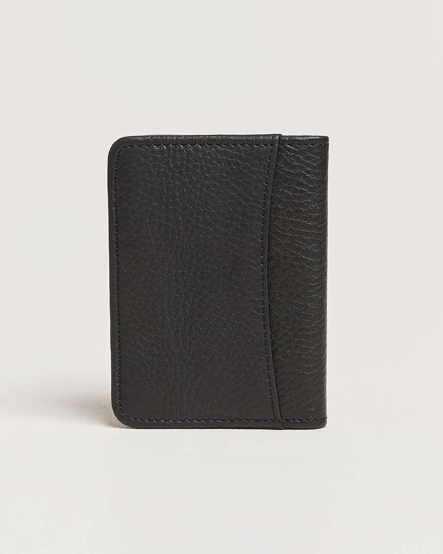Men | Wallets | Loake Shoemakers | Fenchurch Grained Leather Card Holder Black
