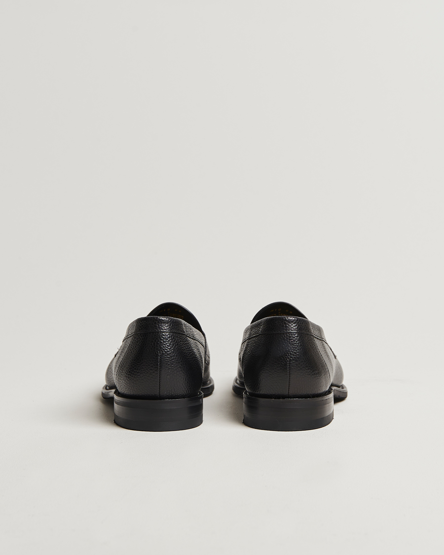 Men | Loafers | Loake Shoemakers | Imperial Grained Penny Loafer Black