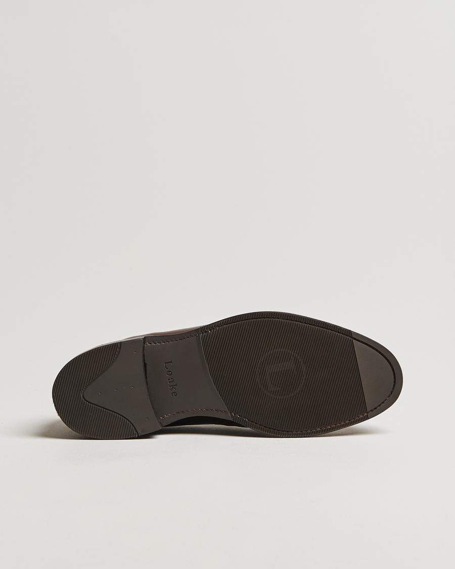 Men | Loafers | Loake Shoemakers | Loake 1880 Imperial Penny Loafer Dark Brown