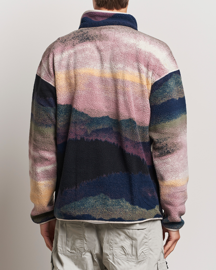 Men | Sweaters & Knitwear | Columbia | Helvetia Printed Half Snap Fleece Navy