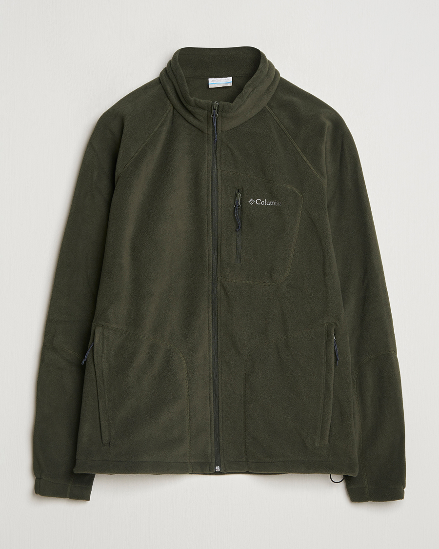 Men | Sweaters & Knitwear | Columbia | Fast Trek II Full Zip Fleece Greenscape