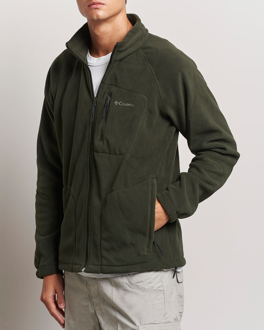 Men | Sweaters & Knitwear | Columbia | Fast Trek II Full Zip Fleece Greenscape