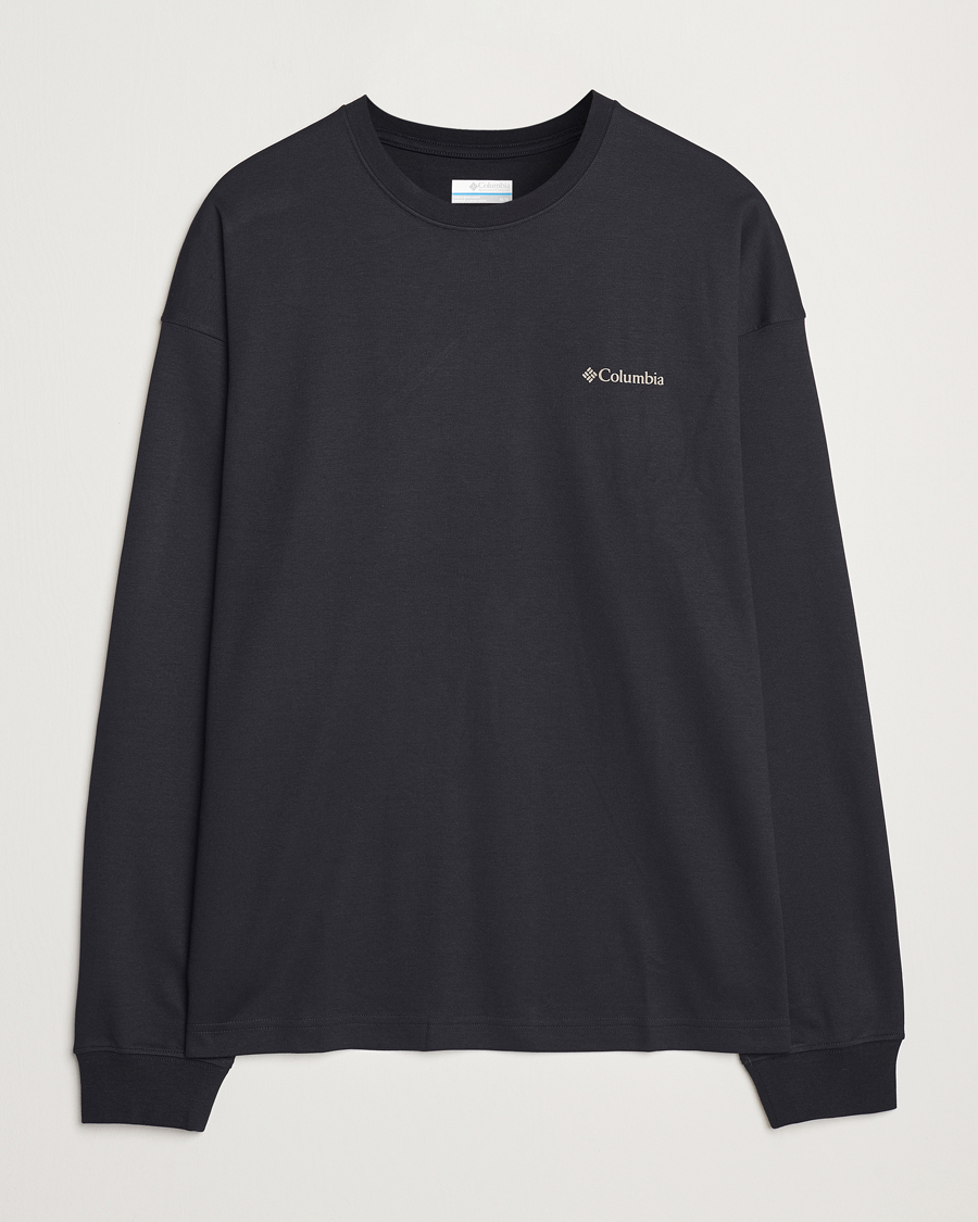 Men | T-Shirts | Columbia | Duxbery Relaxed Long Sleeve T-Shirt Black