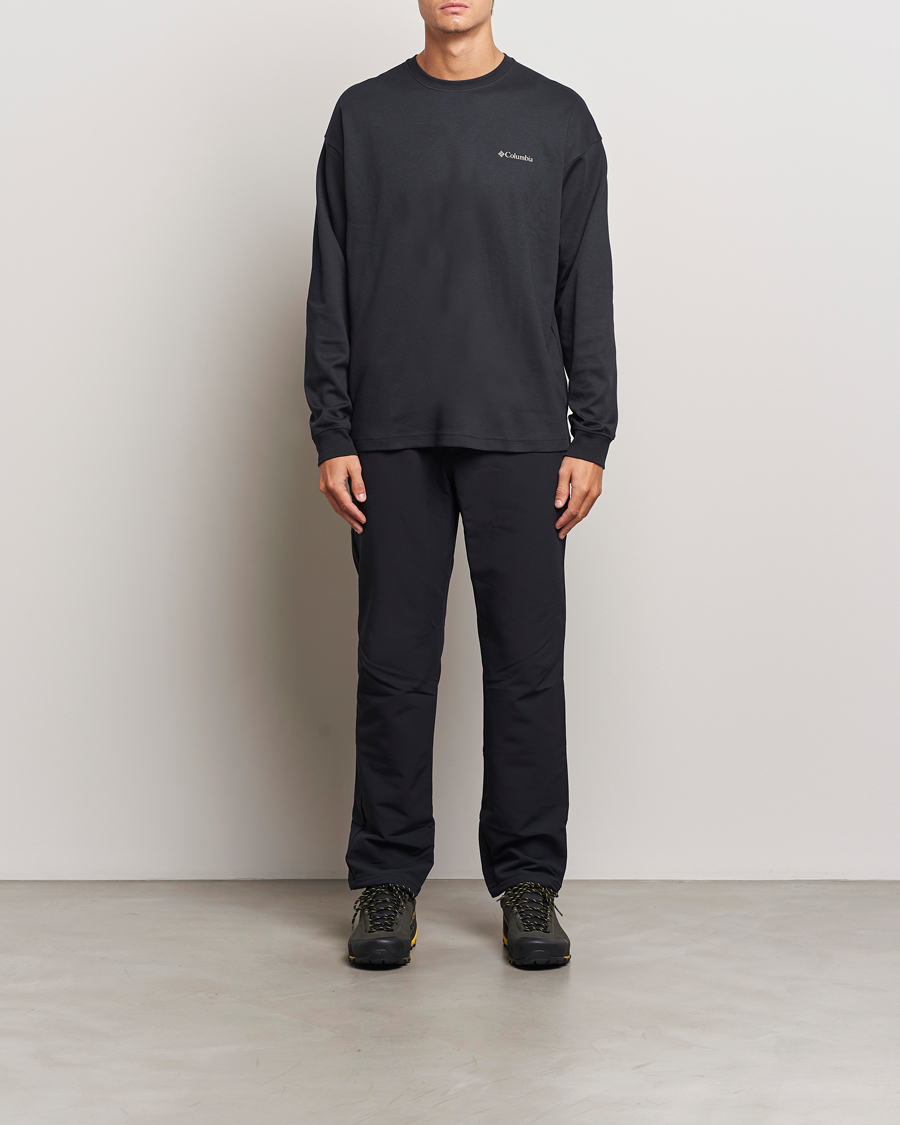Men | T-Shirts | Columbia | Duxbery Relaxed Long Sleeve T-Shirt Black