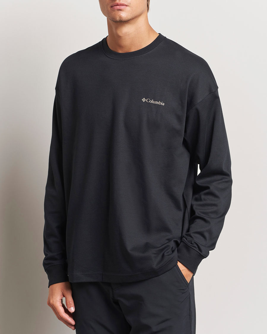 Men | T-Shirts | Columbia | Duxbery Relaxed Long Sleeve T-Shirt Black