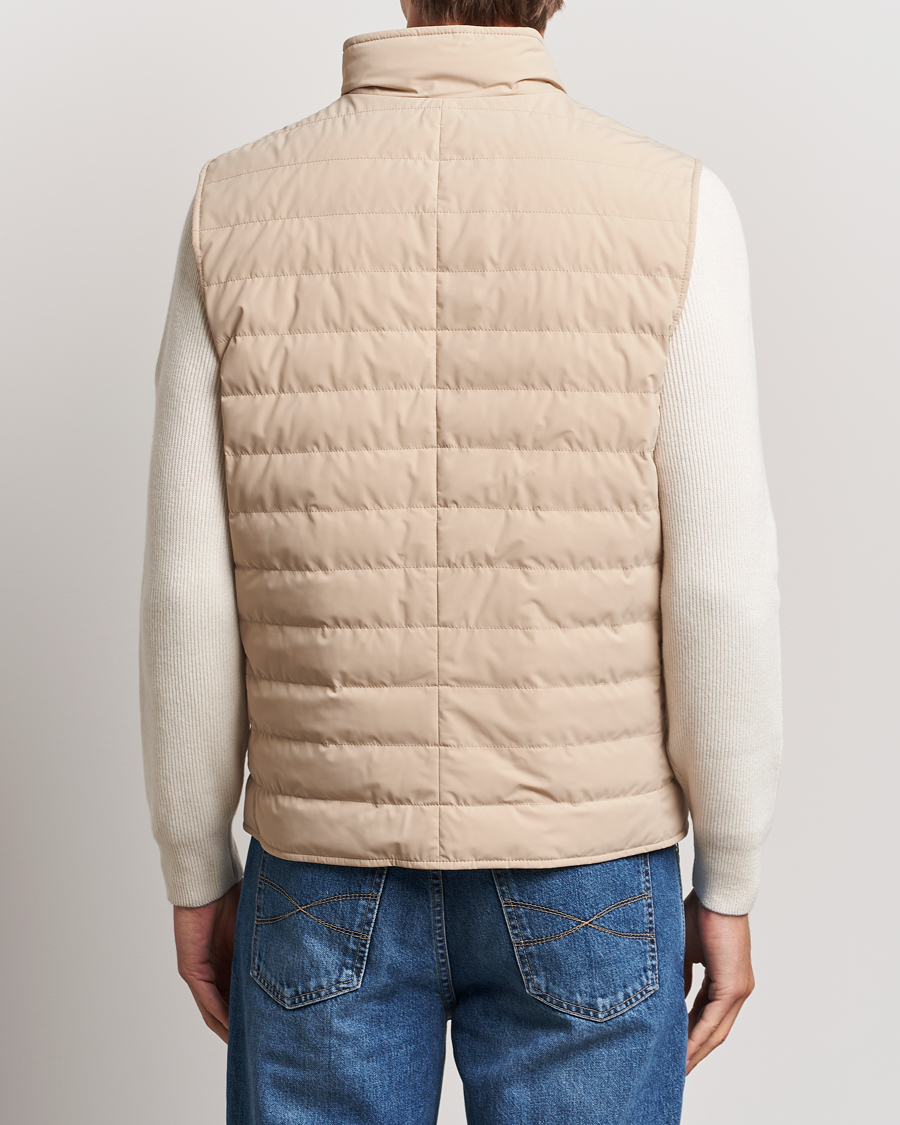 Brunello Cucinelli Nylon Gilet Sand at CareOfCarl.com