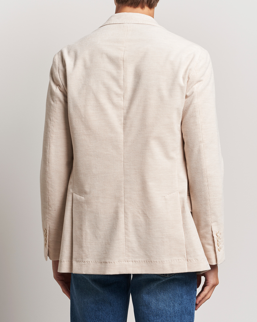 Men | Blazers | Brunello Cucinelli | Double Breasted Cashmere Corduroy Blazer Sand