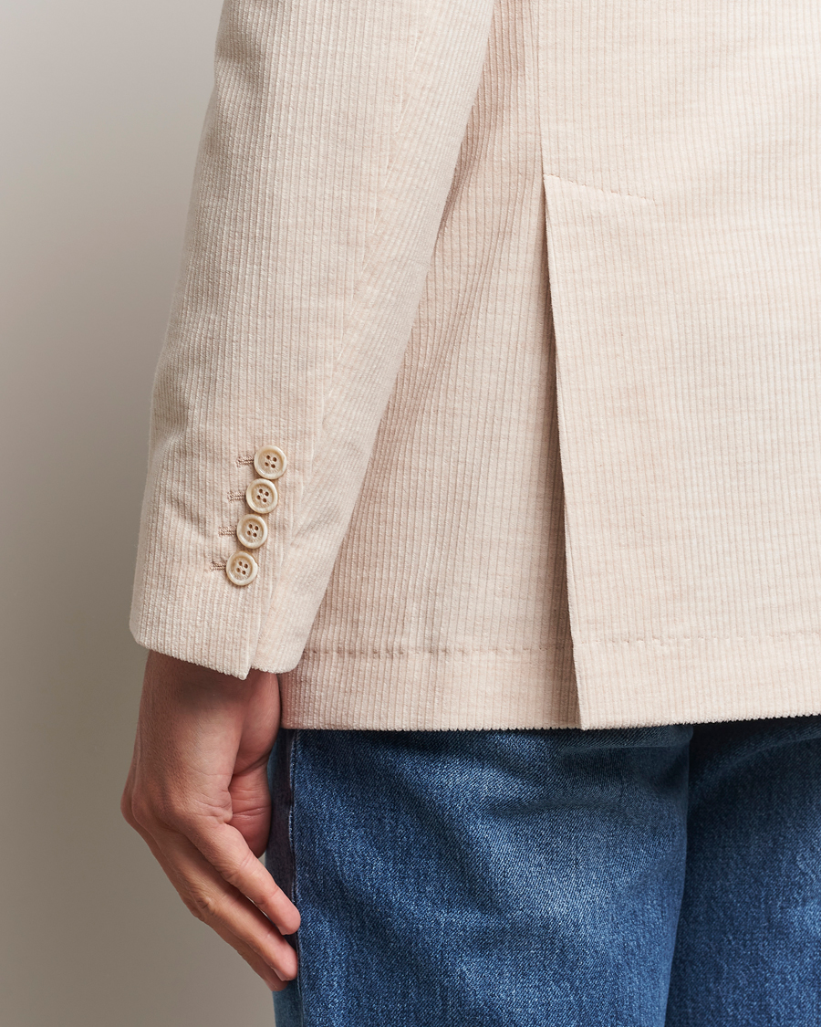 Men | Blazers | Brunello Cucinelli | Double Breasted Cashmere Corduroy Blazer Sand