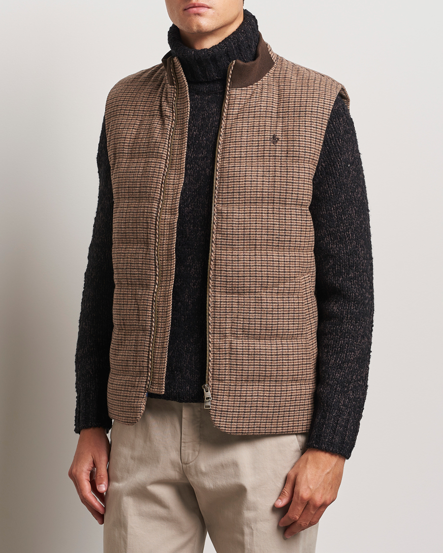 Men | Coats & Jackets | Morris | Welch Wool Gilet Brown