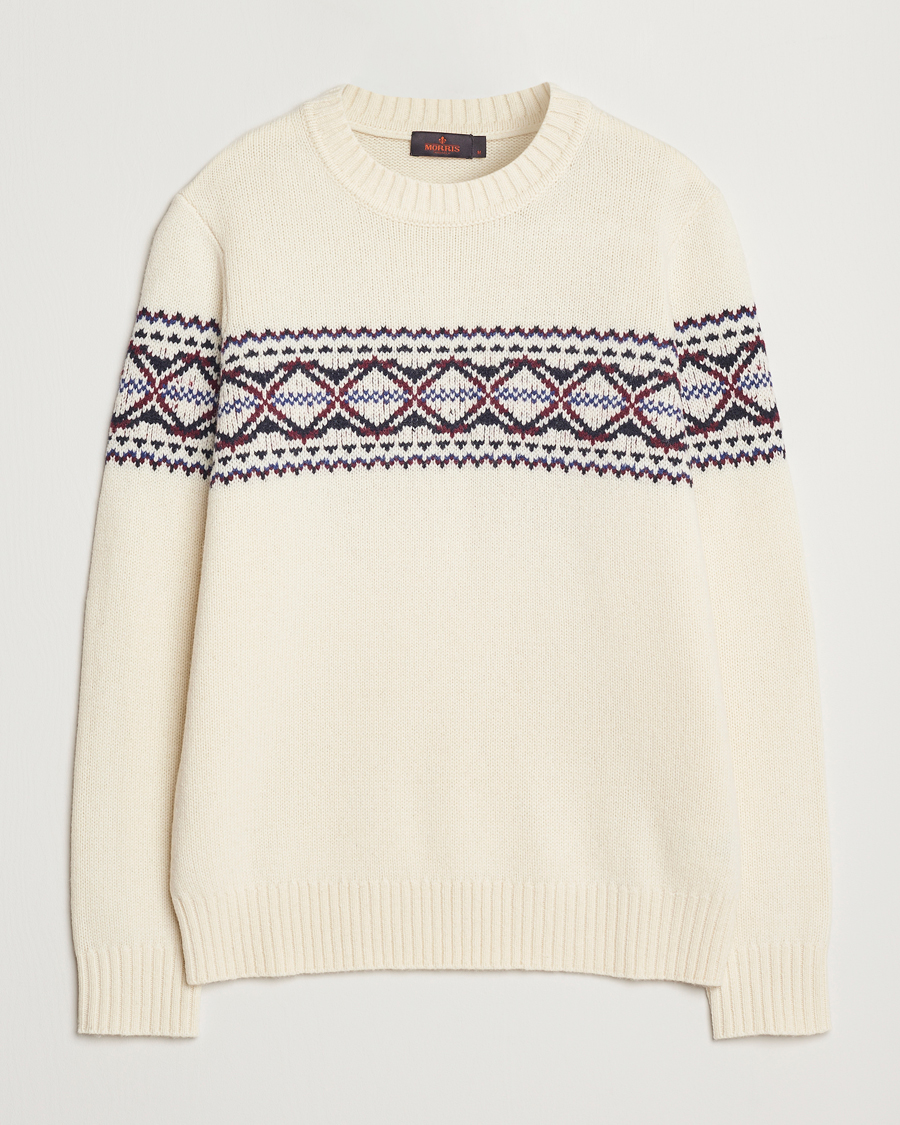 Men | Sweaters & Knitwear | Morris | Marwin Sweater Off White