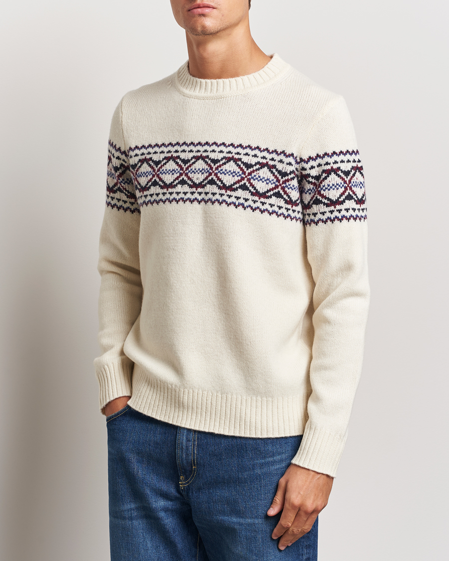 Men | Sweaters & Knitwear | Morris | Marwin Sweater Off White